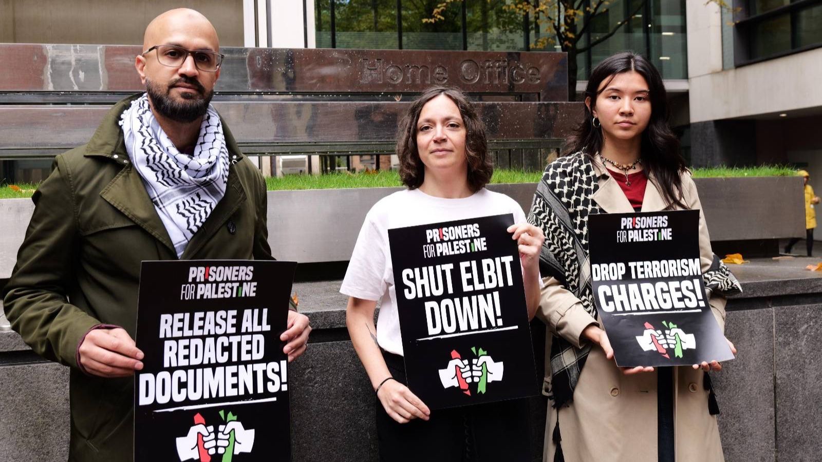 Palestine action prisoners announce hunger-strike in letter to British government